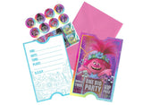 Trolls World Tour Invitations 8pk