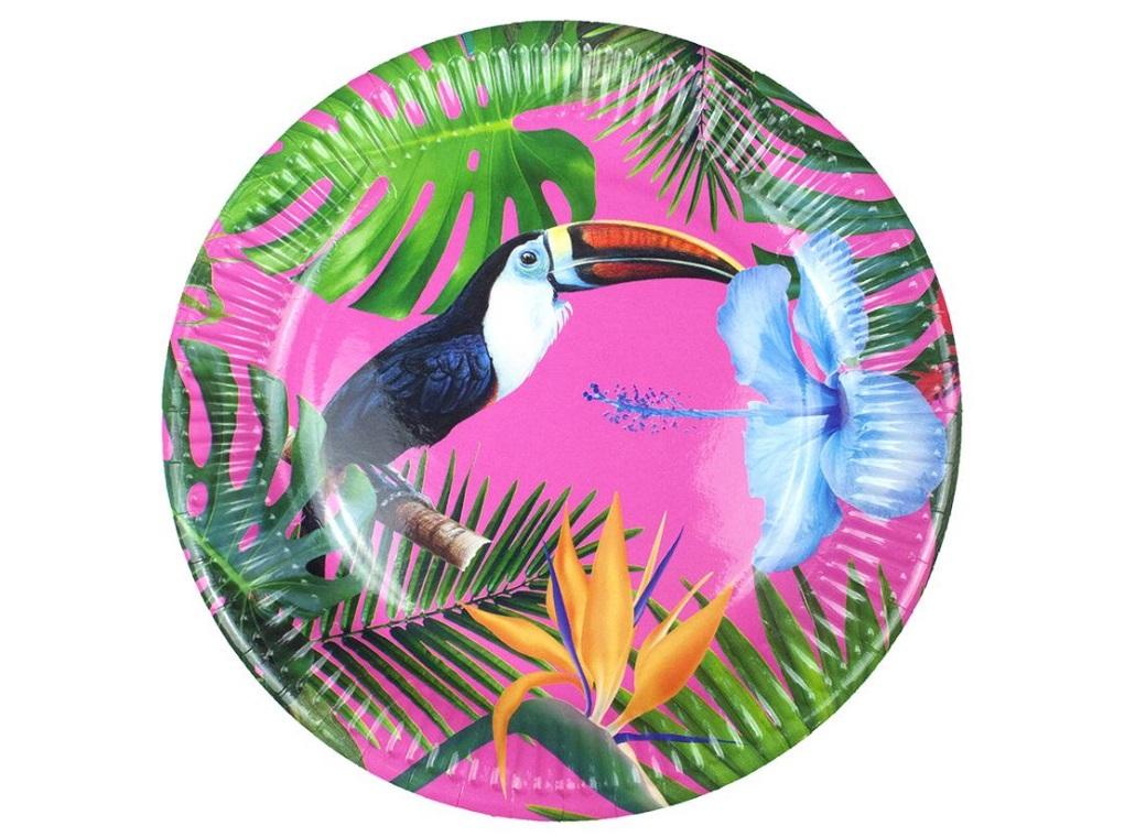 Tropical Fiesta Bright Plates 12pk