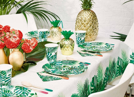 Tropical Fiesta Palm Plates 8pk