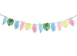 Tropical Fiesta Pastel Palm Leaf Garland