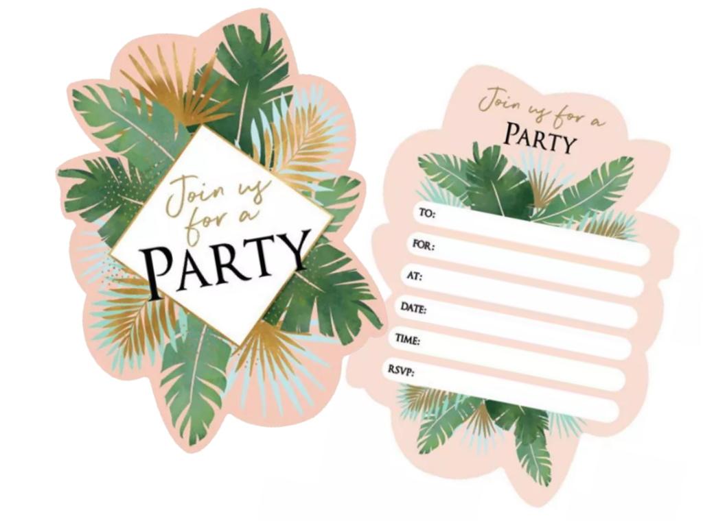 Tropical Invitations 8pk