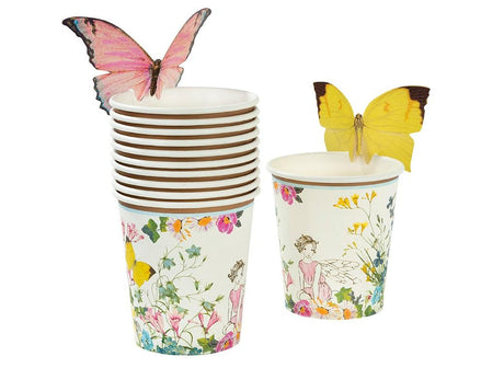 Truly Fairy Cups with Butterflies 12pk