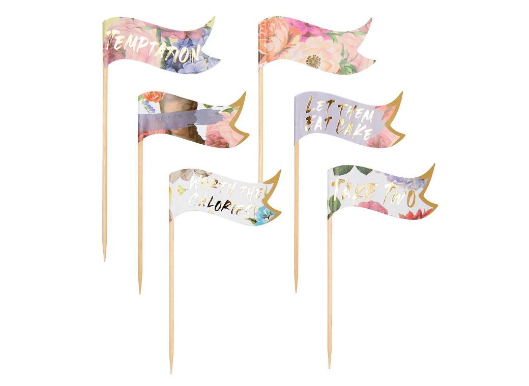 Truly Scrumptious Food Flags 24pk