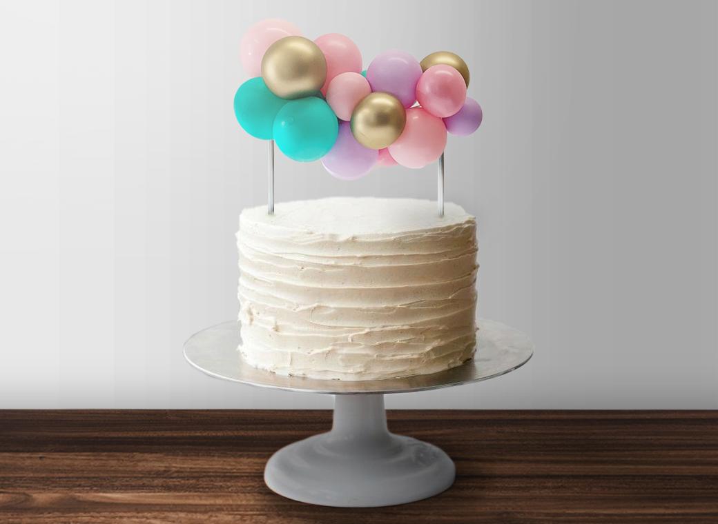 Balloon Garland Cake Topper - Unicorn