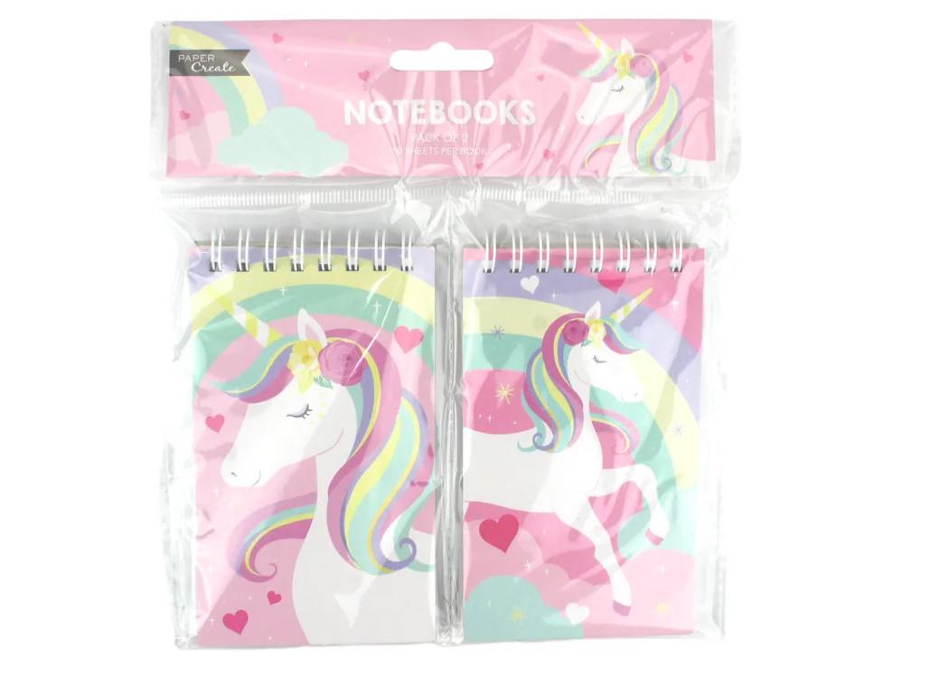 Unicorn Notebooks 2pk