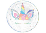 Unicorn Party Dinner Plates 8pk