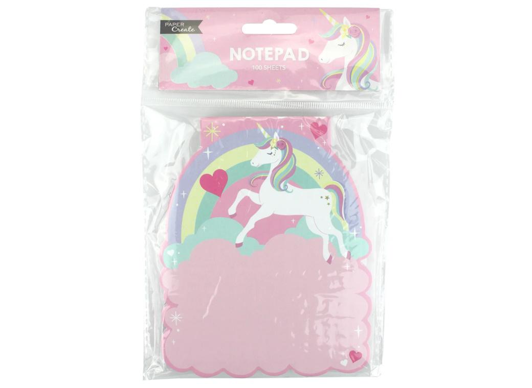 Unicorn Shapecut Notepad