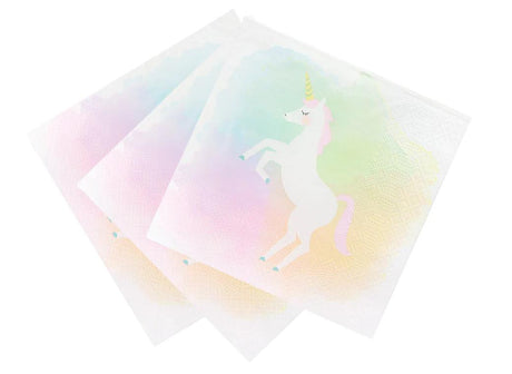 Unicorn Tie Dye Napkins 20pk