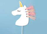 Unicorn Tassel Cake Topper