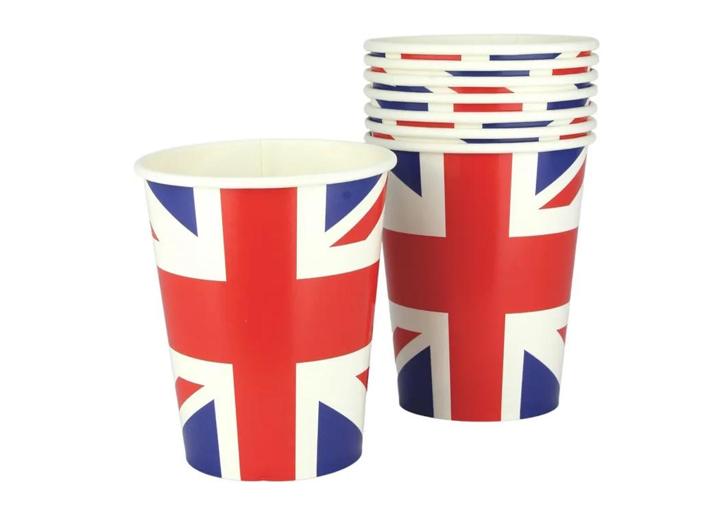 Union Jack Cups 8pk