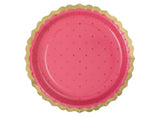 Valentine's Day Pink Dinner Plates 8pk