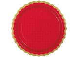 Valentine's Day Red Dinner Plates 8pk