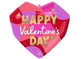 Valentines Day Block Brights Jumbo Foil Balloon