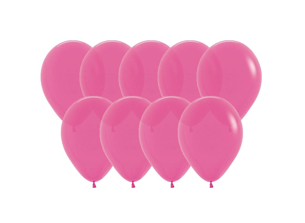 Value Mini Balloons 50PK - Bright Pink