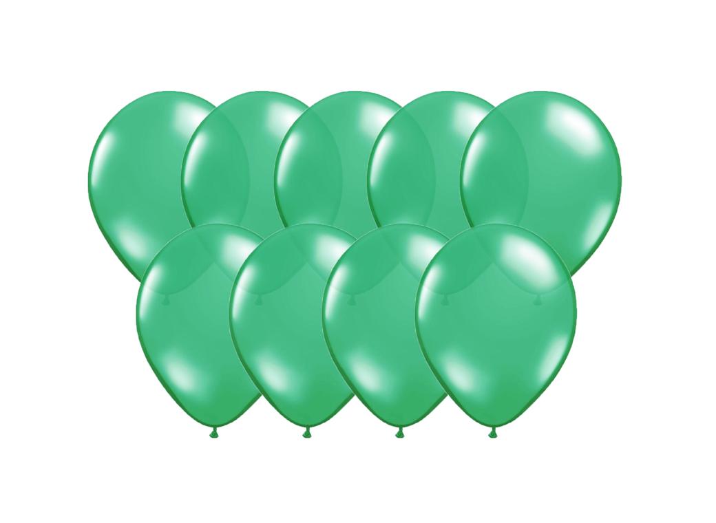 Value Mini Balloons 50PK - Festive Green