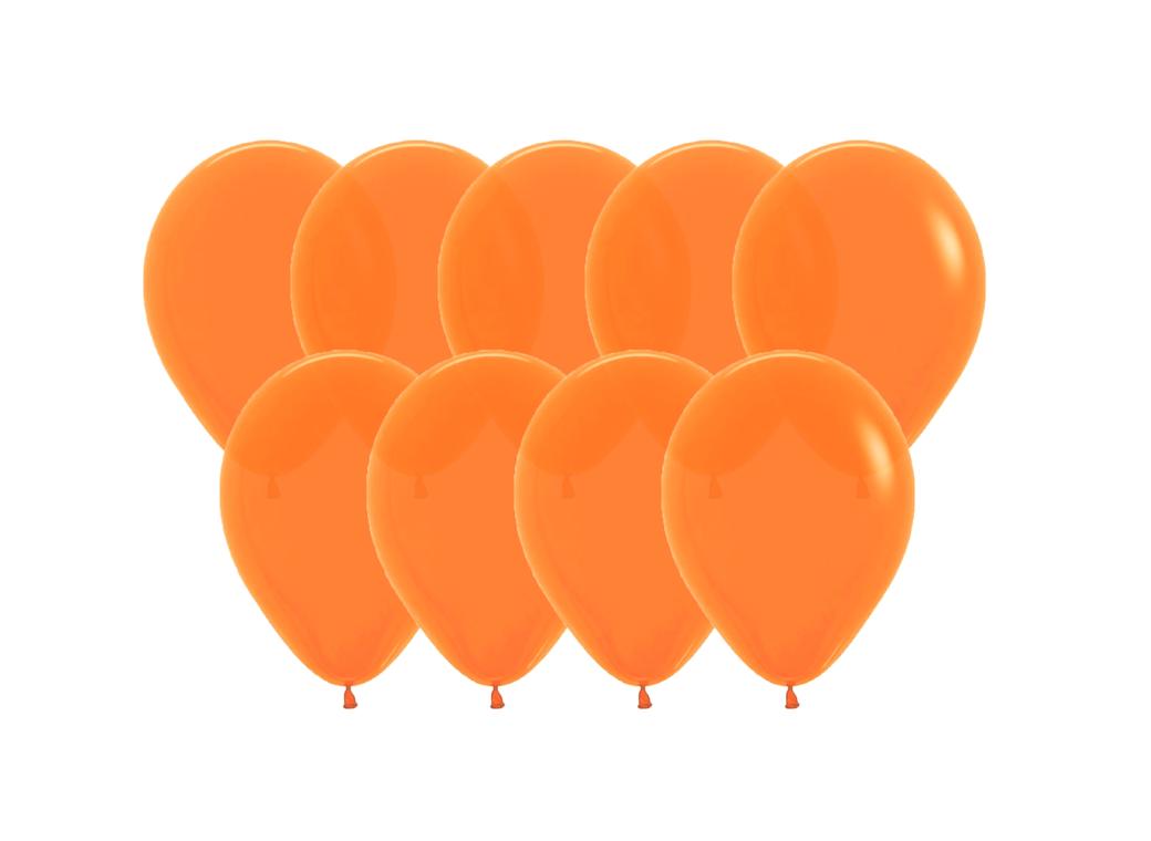 Value Mini Balloons 50PK - Orange