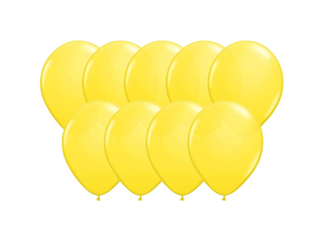 Value Mini Balloons 50PK - Yellow