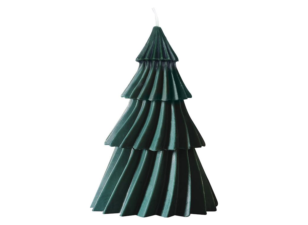 Green Tree Shaped Christmas Candle