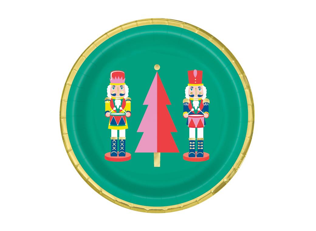 Vibrant Christmas Lunch Plates 8pk