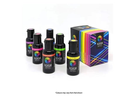 Vivid Gel Colours 6 Pack - Electric