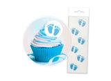 Wafer Baby Feet - Blue