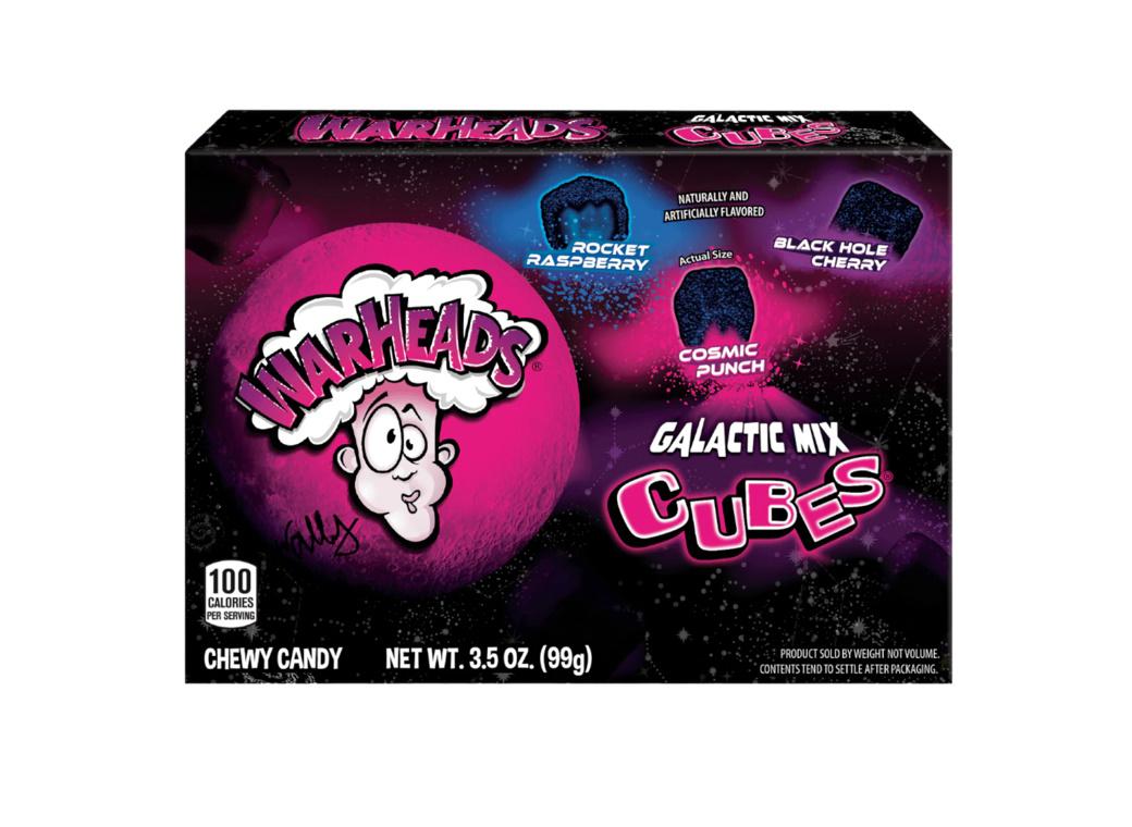 Warheads Galactic Mix Cubes Candy