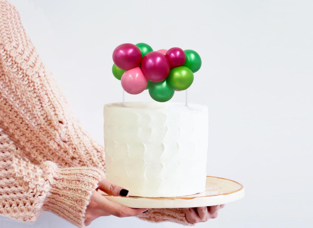 Balloon Garland Cake Topper - Watermelon