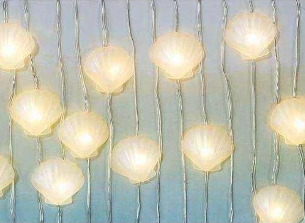 We Heart Mermaids Shell String Lights