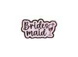 Wedding Keepsake Pin - Bridesmaid