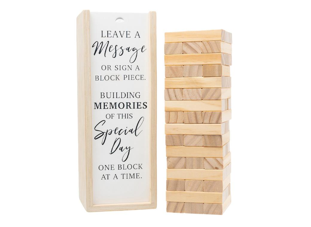 Wedding Signature Jumbling Tower