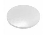 White 15mm Masonite Cake Board Round - 12"