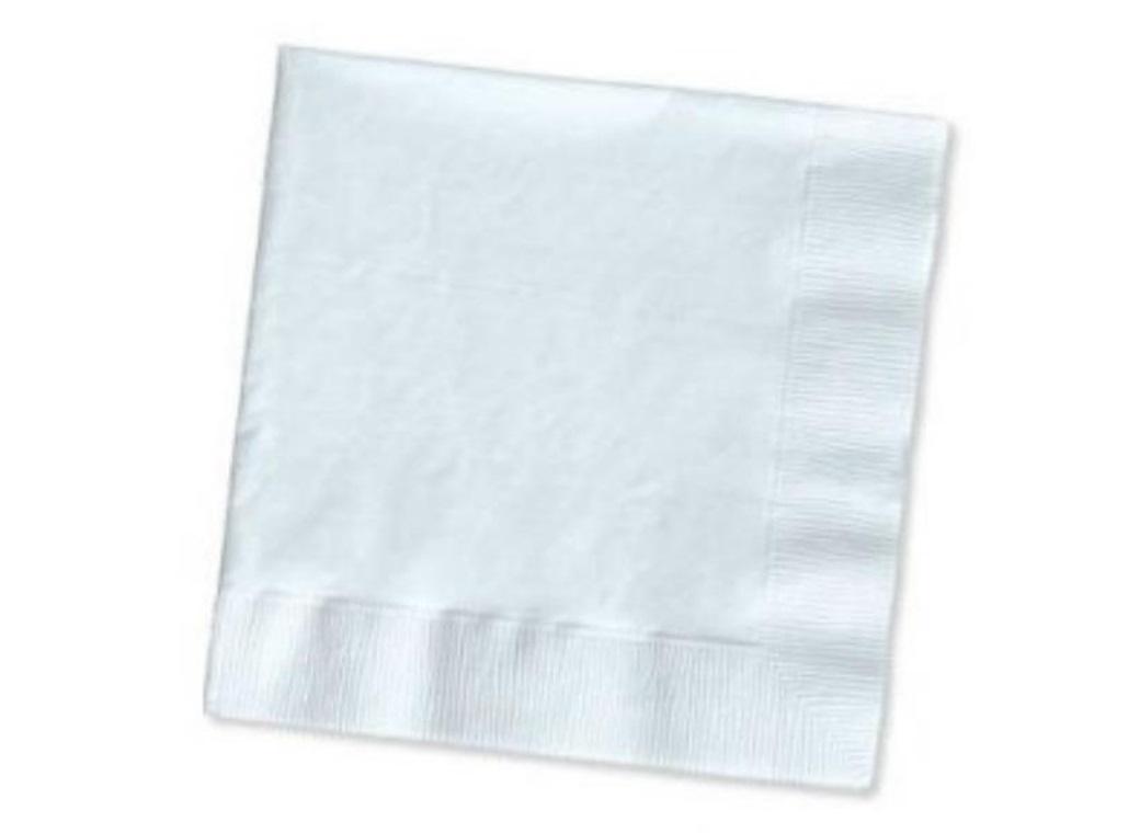 White Lunch Napkins 40pk