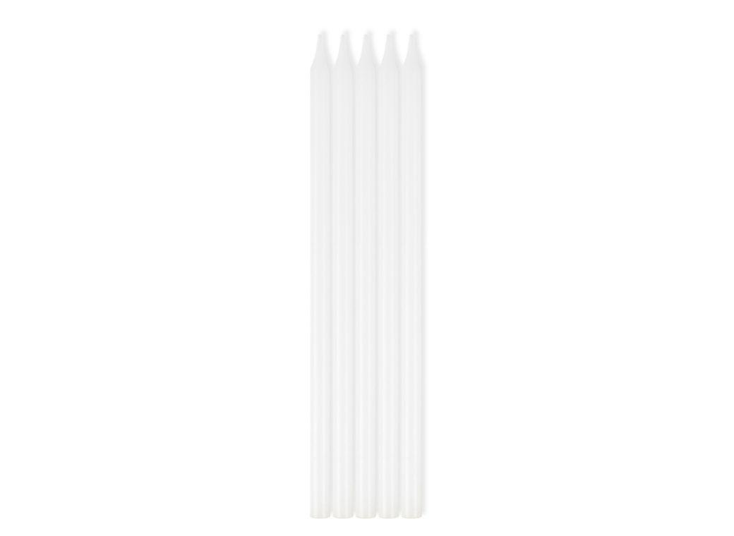 White Taper Candles 10pk