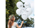 White Wedding Balloons 6pk