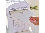 White Wedding Post Box