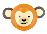 Wild Jungle Monkey Lunch Plates 8pk