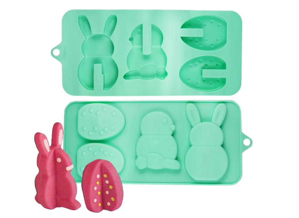 Wilton 3D Egg & Bunny Silicone Mould