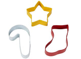 Wilton 3pce Star Stocking Cookie Cutter Set