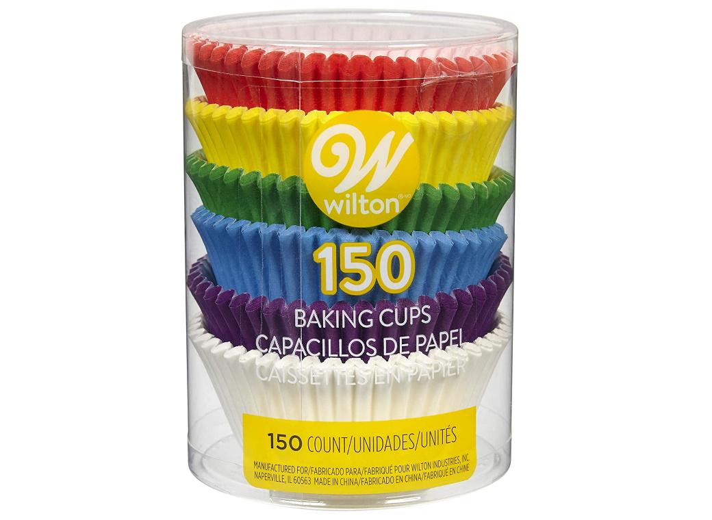 Wilton Rainbow Brights Cupcake Cases 150pk