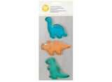 Wilton Dinosaurs 3pce Cookie Cutter Set