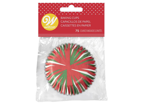 Wilton Holiday Swirl Cupcake Cases 75pk