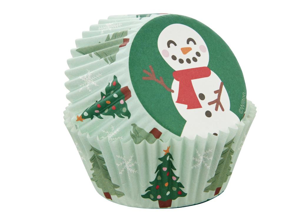 Wilton Cupcake Cases - Happy Snowman 75pk