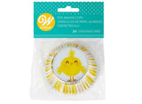 Wilton Cute Chick Foil Cupcake Cases 24pk