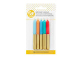 Wilton Candles - Gold Dipped 10pk