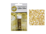 Wilton Edible Glitter Hearts - Gold