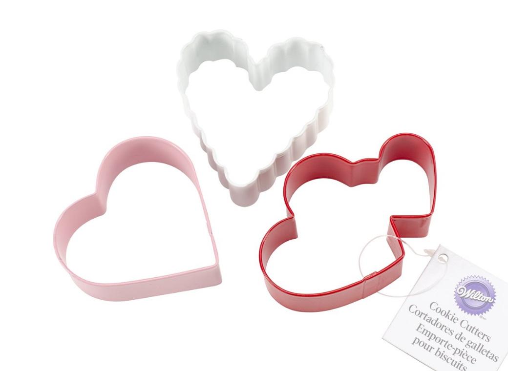 Wilton Hearts 3pce Cookie Cutter Set