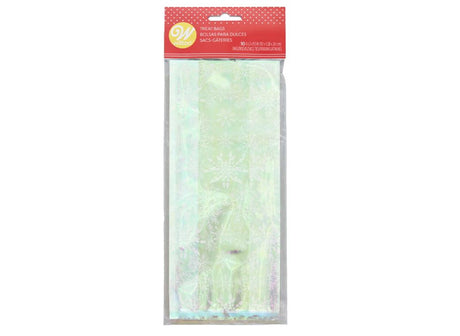 Wilton Iridescent Snowflakes Treat Bags 10pk