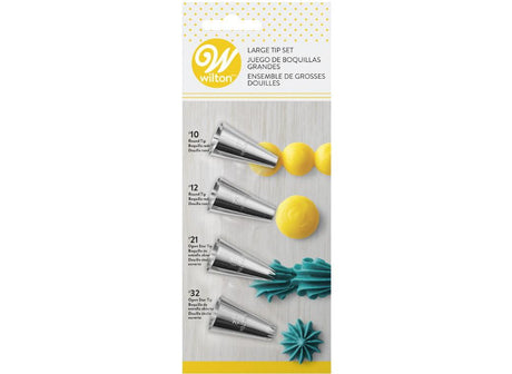 Wilton 4pce Large Tip Set