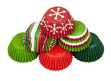 Wilton Mini Cupcake Cases - Holiday 150pk