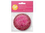 Wilton Pink Hearts Cupcake Cases 24pk